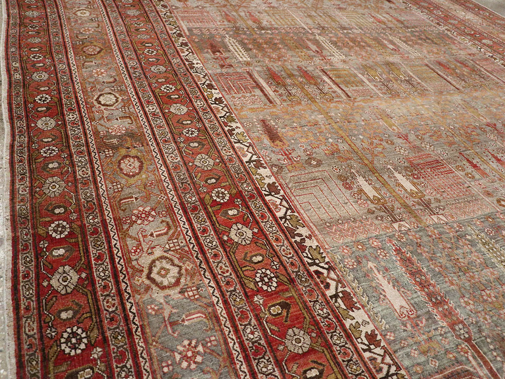 Antique Persian Bidjar Carpet, No.22011 - Galerie Shabab