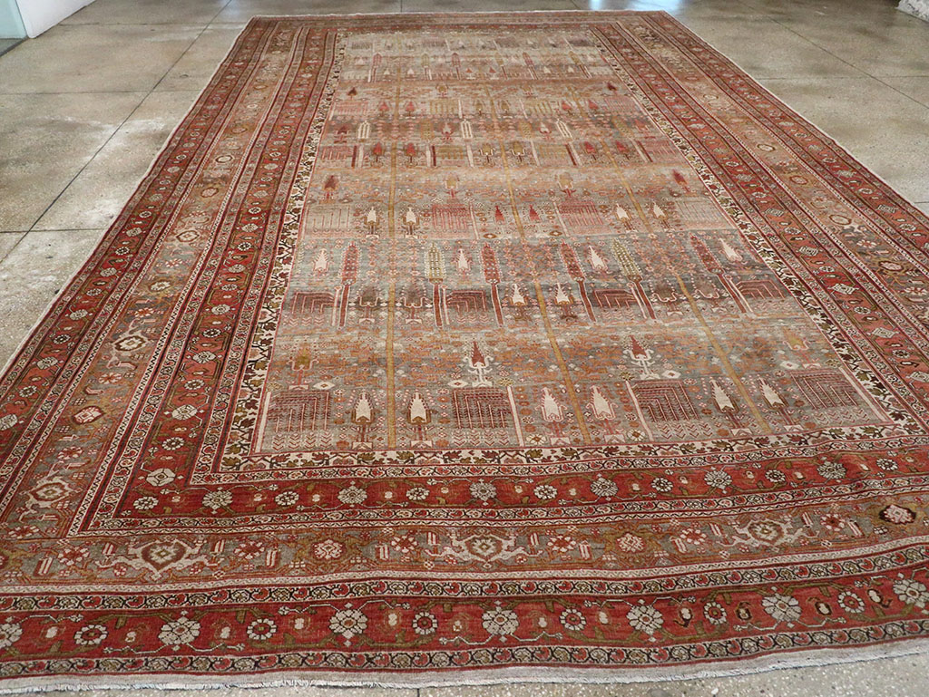 Antique Persian Bidjar Carpet, No.22011 - Galerie Shabab