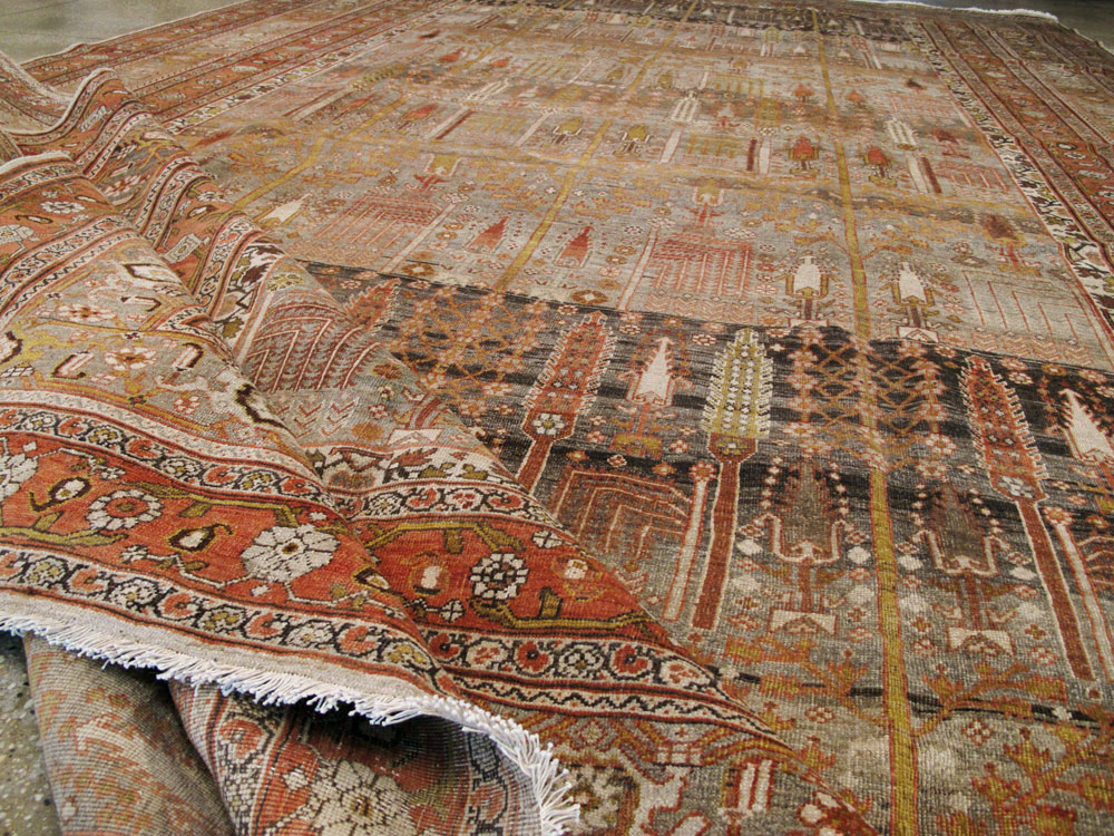 Antique Persian Bidjar Carpet, No.22011 - Galerie Shabab