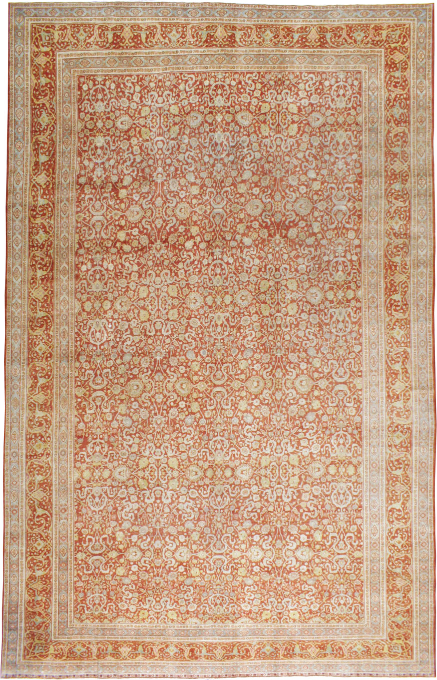 Antique Persian Tabriz Carpet, No.22015 - Galerie Shabab