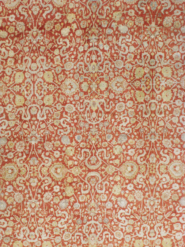 Antique Persian Tabriz Carpet, No.22015 - Galerie Shabab