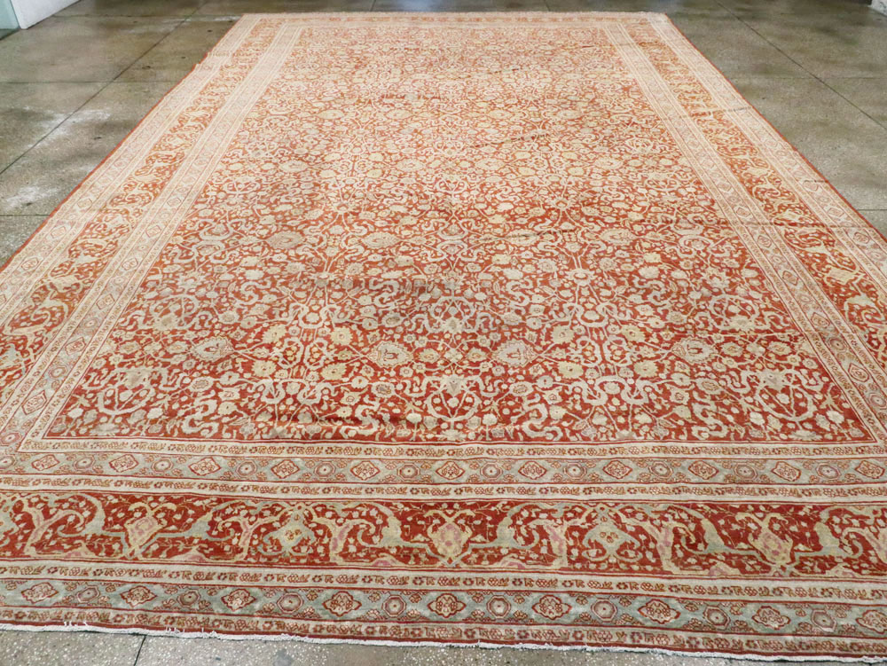 Antique Persian Tabriz Carpet, No.22015 - Galerie Shabab