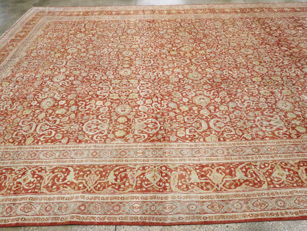 Antique Persian Tabriz Carpet, No.22015 - Galerie Shabab