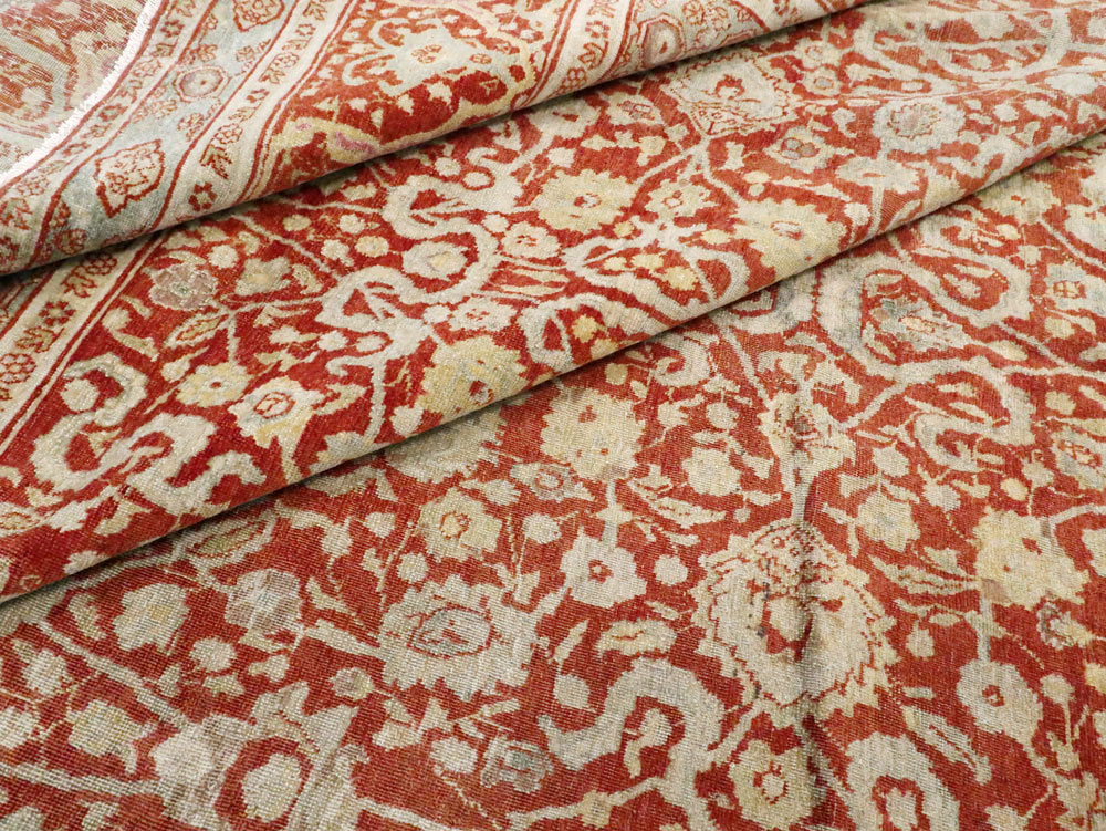 Antique Persian Tabriz Carpet, No.22015 - Galerie Shabab