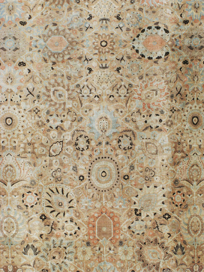 Antique Persian Tabriz Carpet, No.22016 - Galerie Shabab