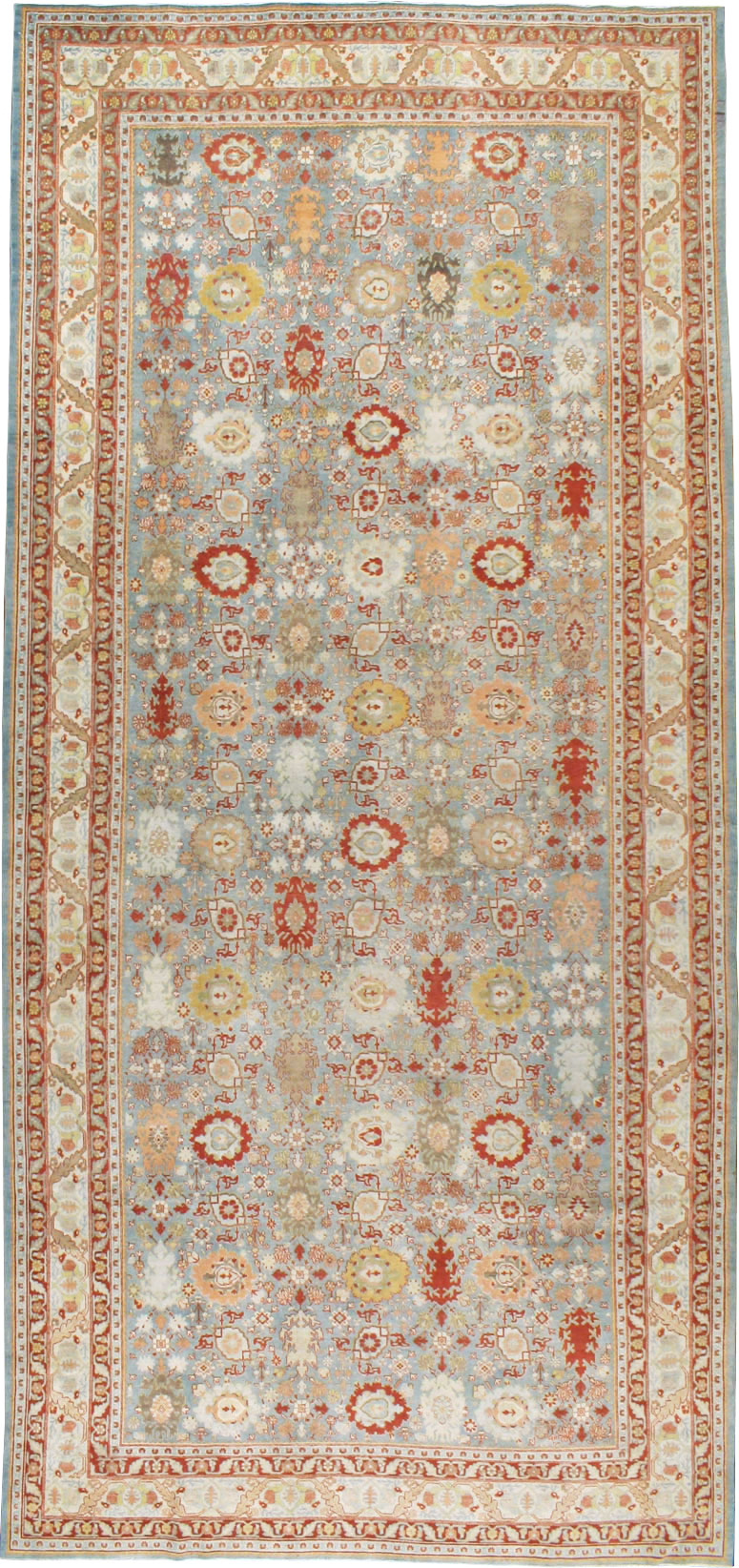 Antique Persian Tabriz Carpet, No.22020 - Galerie Shabab
