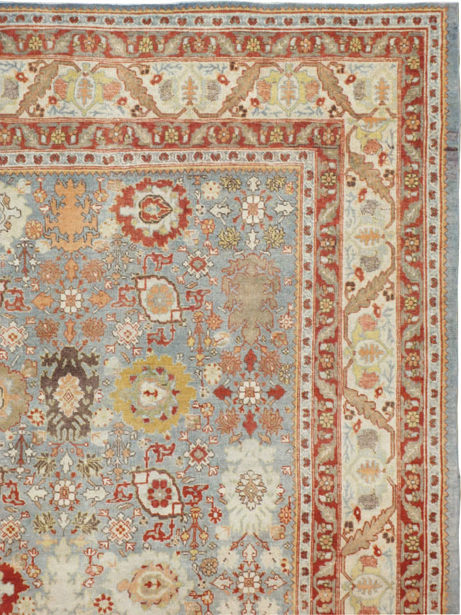 Antique Persian Tabriz Carpet, No.22020 - Galerie Shabab