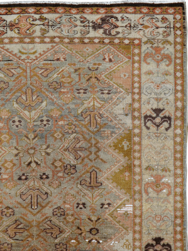 Antique Mahal Rug, No.22028 - Galerie Shabab
