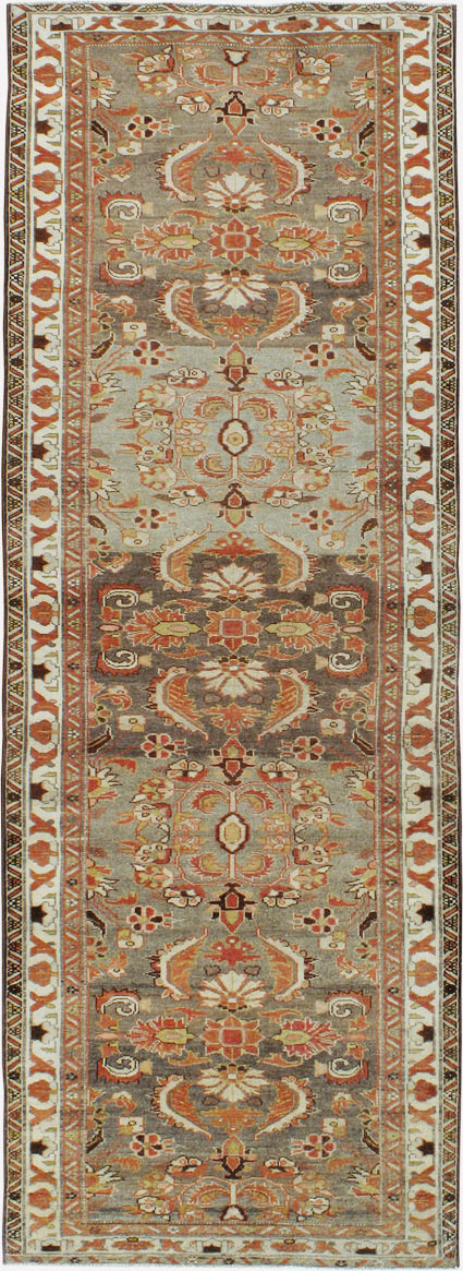 Vintage Persian Malayer Runner, No.22029 - Galerie Shabab