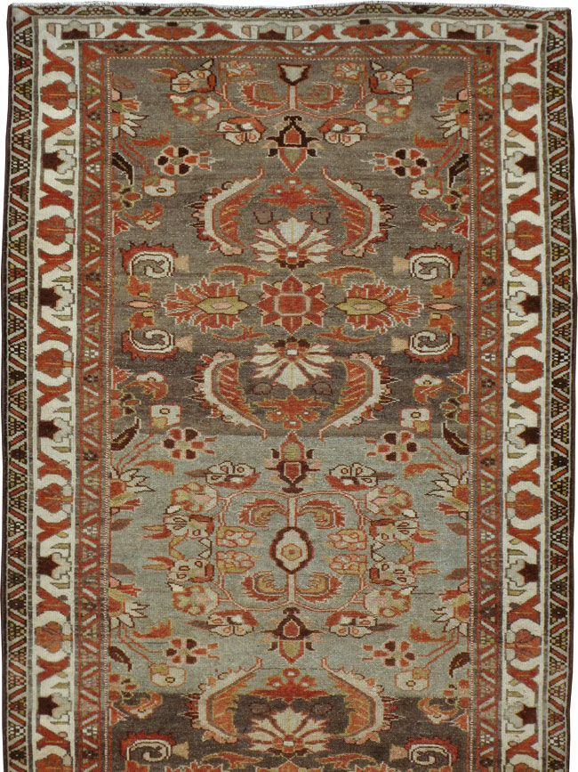 Vintage Persian Malayer Runner, No.22029 - Galerie Shabab