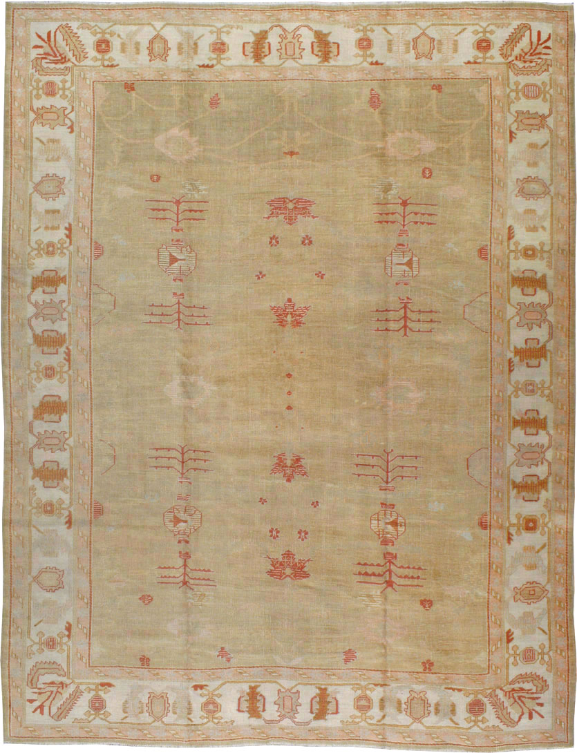 Antique Turkish Oushak Carpet, No.22033 - Galerie Shabab