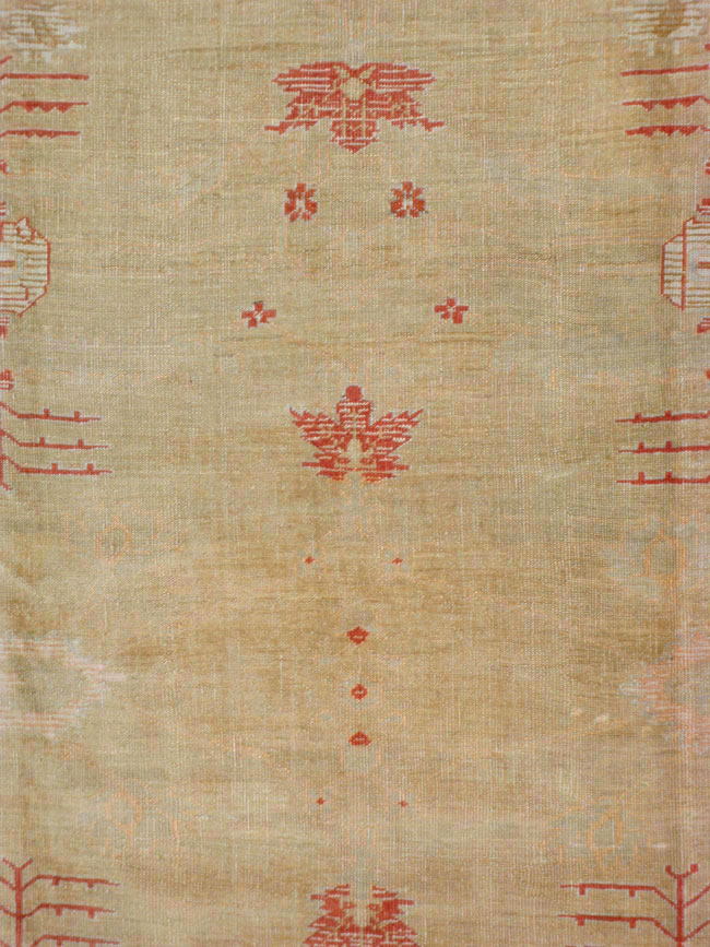 Antique Turkish Oushak Carpet, No.22033 - Galerie Shabab