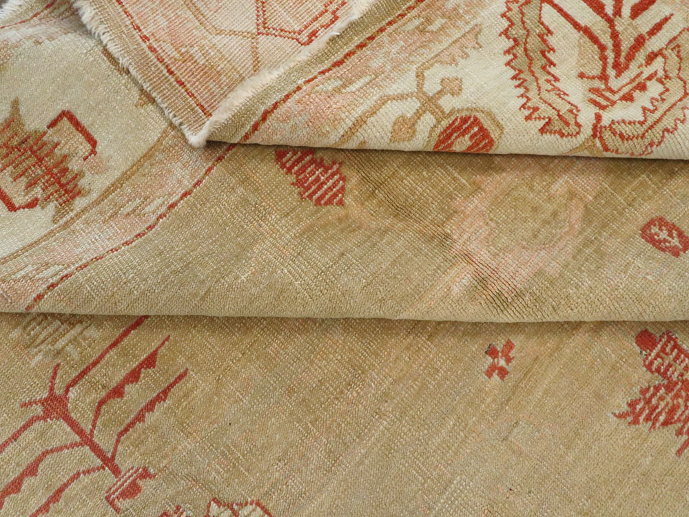Antique Turkish Oushak Carpet, No.22033 - Galerie Shabab