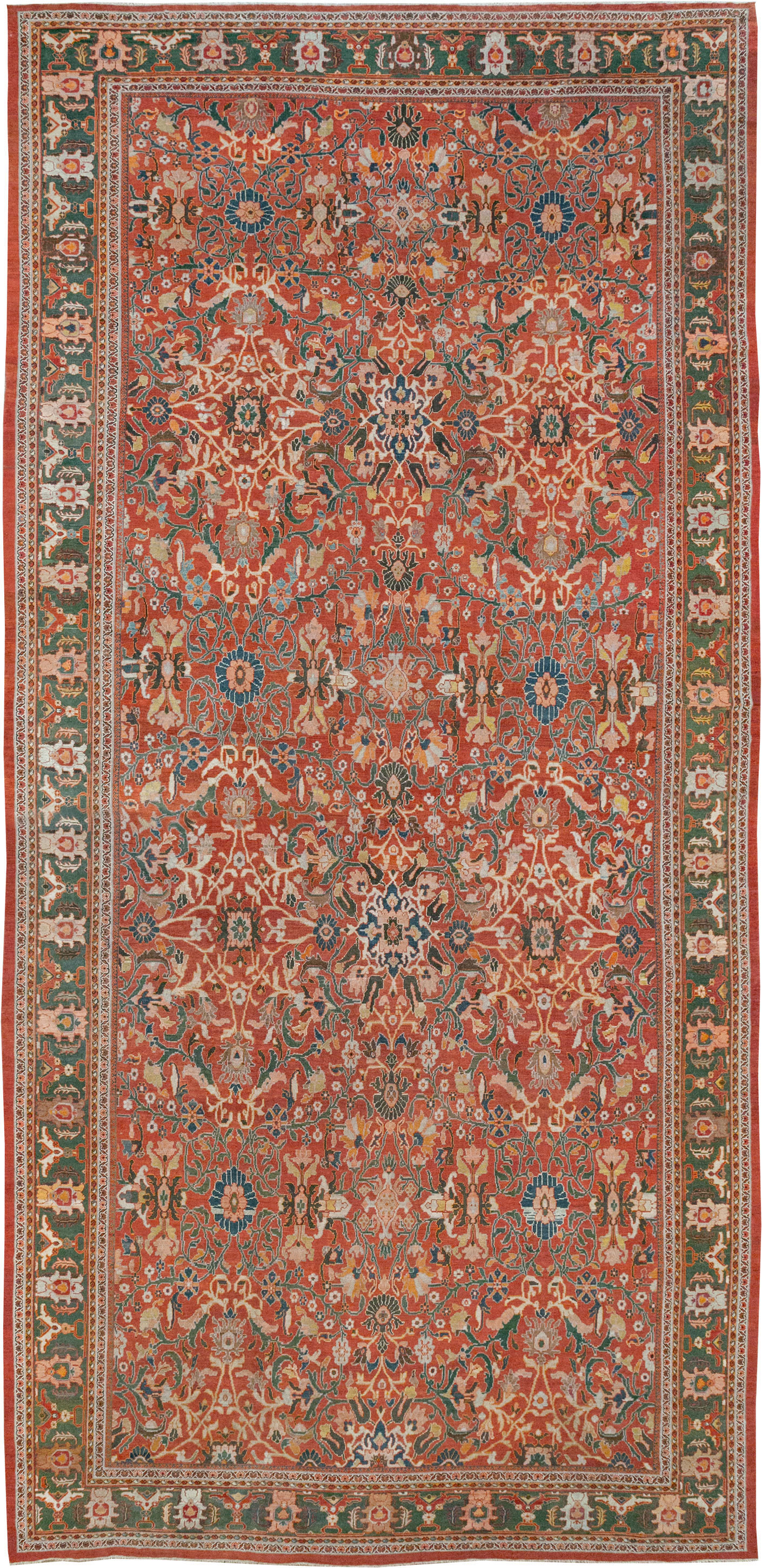 Antique Persian Mahal Oversize Carpet, No.22034 - Galerie Shabab