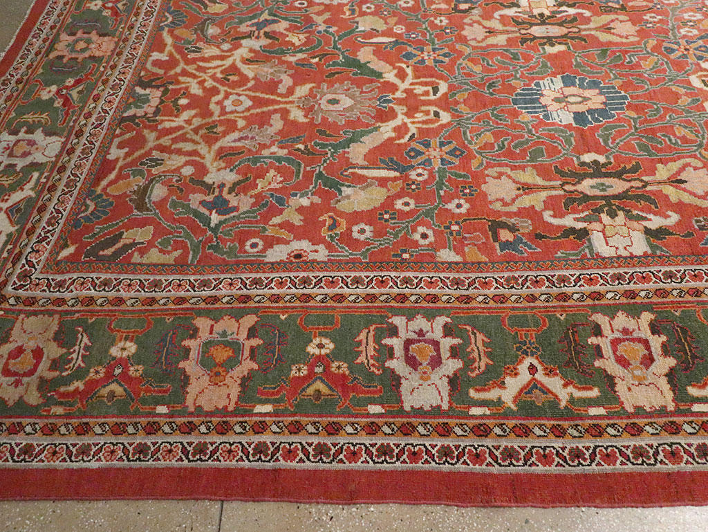Antique Persian Mahal Oversize Carpet, No.22034 - Galerie Shabab