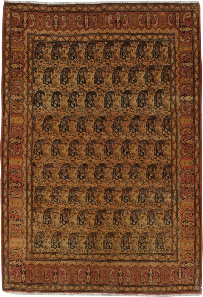 Vintage Persian Quom Rug, No.22040 - Galerie Shabab