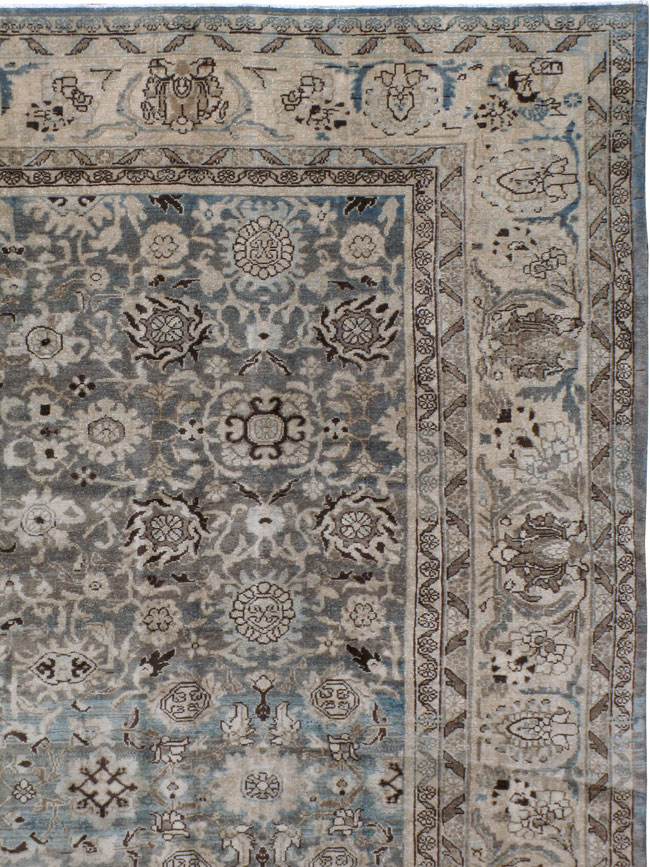 Antique Malayer Square Rug, No.22044 - Galerie Shabab