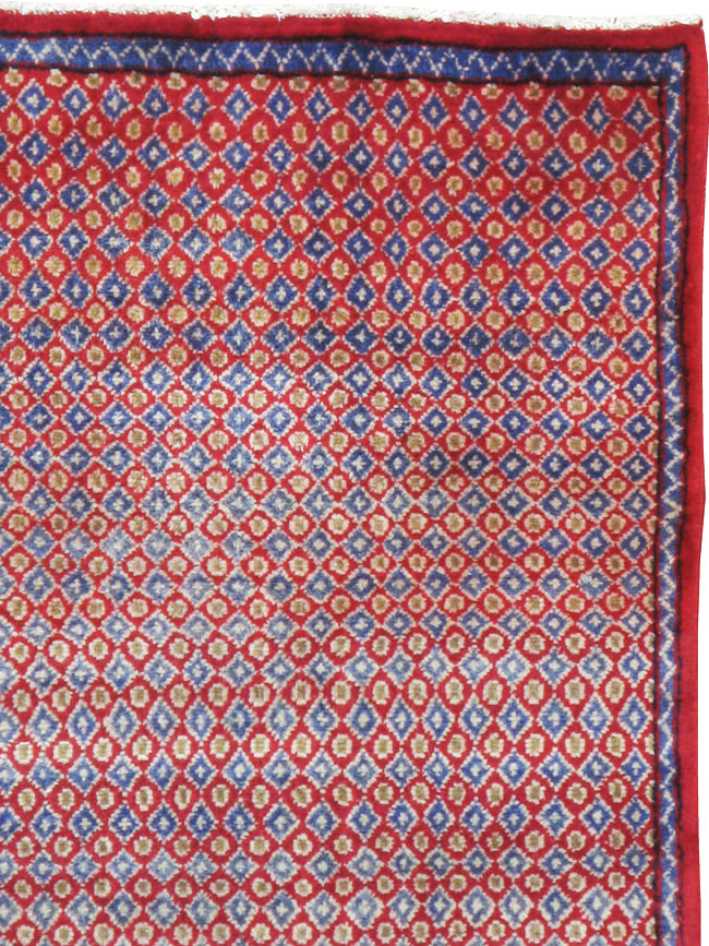 Vintage Persian Kashan Modernist Rug (Pair: 2 of 2), No.22049 - Galerie Shabab