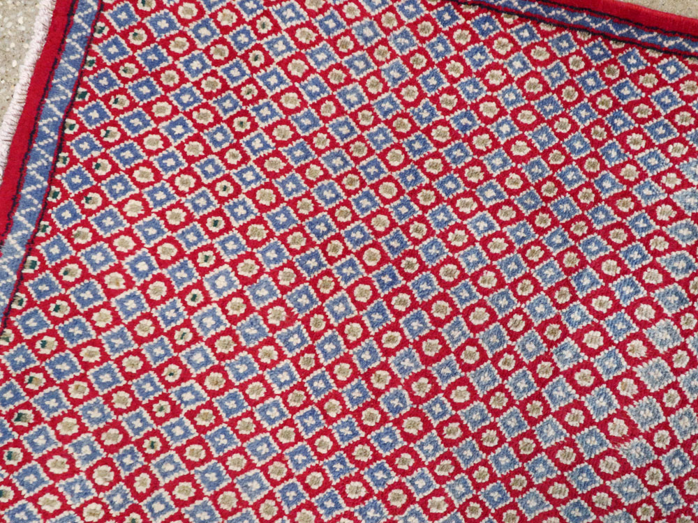 Vintage Persian Kashan Modernist Rug (Pair: 2 of 2), No.22049 - Galerie Shabab