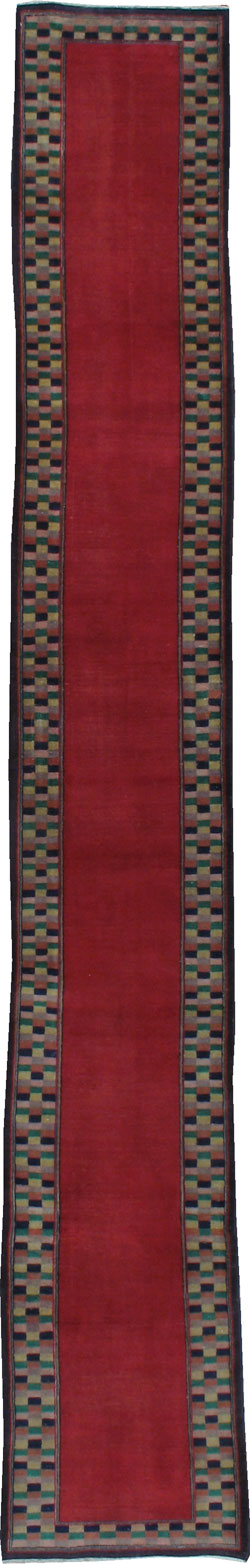 Vintage Kashan Runner, No.22050 - Galerie Shabab