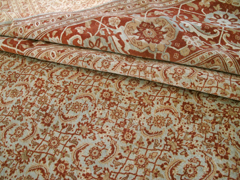 Antique Persian Tabriz Carpet, No.22052 - Galerie Shabab