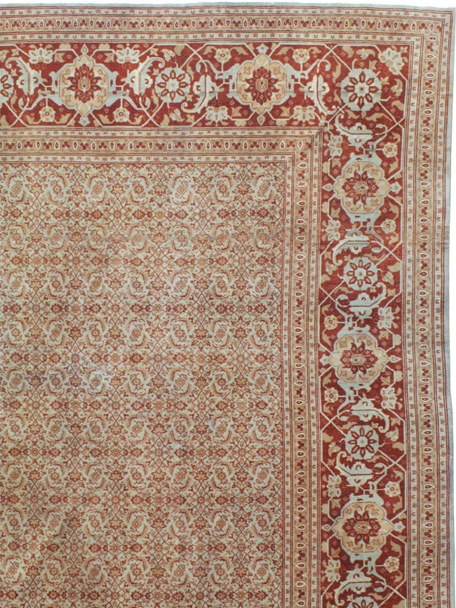 Antique Persian Tabriz Carpet, No.22052 - Galerie Shabab