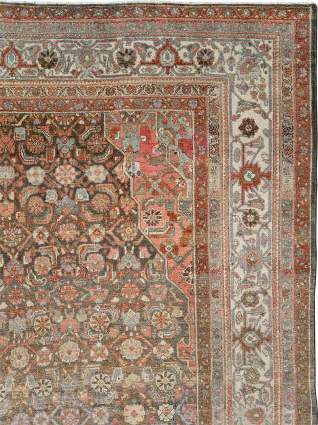 Antique Persian Malayer Room Size Carpet, No.22055 - Galerie Shabab