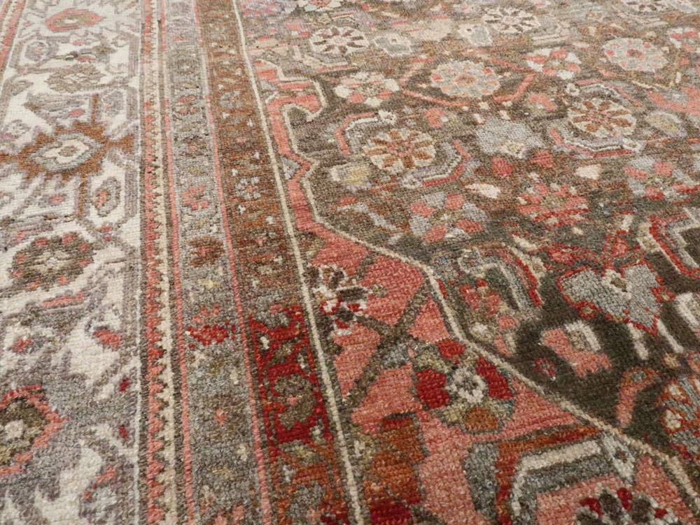 Antique Persian Malayer Room Size Carpet, No.22055 - Galerie Shabab