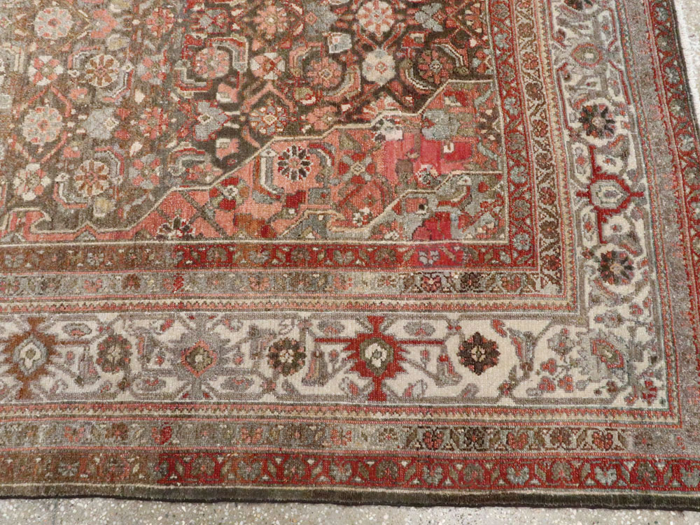 Antique Persian Malayer Room Size Carpet, No.22055 - Galerie Shabab