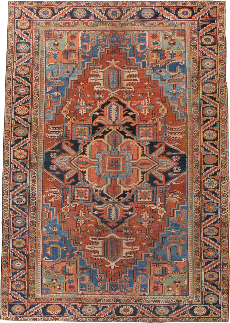 Antique Persian Heriz Carpet, No.22061 - Galerie Shabab