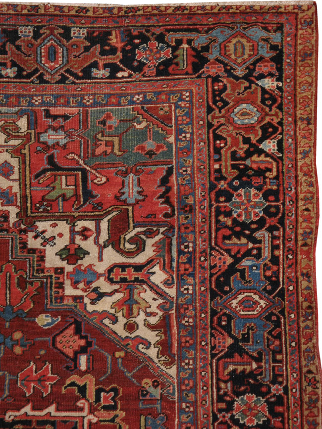 Antique Heriz Carpet, No.22063 - Galerie Shabab