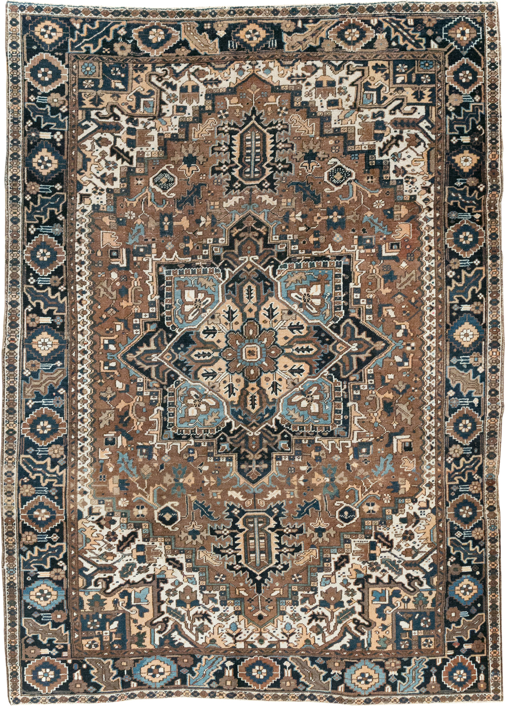 Vintage Persian Heriz Carpet, No.22064 - Galerie Shabab