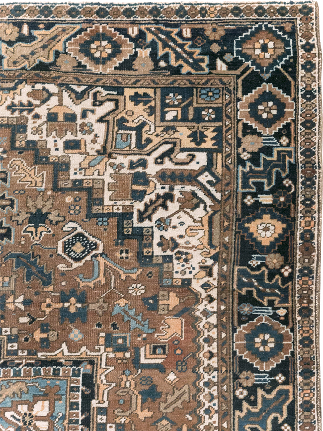 Vintage Persian Heriz Carpet, No.22064 - Galerie Shabab