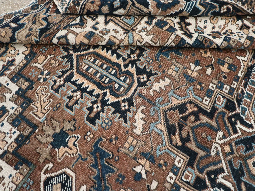 Vintage Persian Heriz Carpet, No.22064 - Galerie Shabab