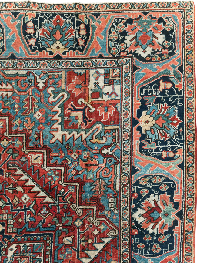 Antique Persian Heriz Carpet, No.22067 - Galerie Shabab