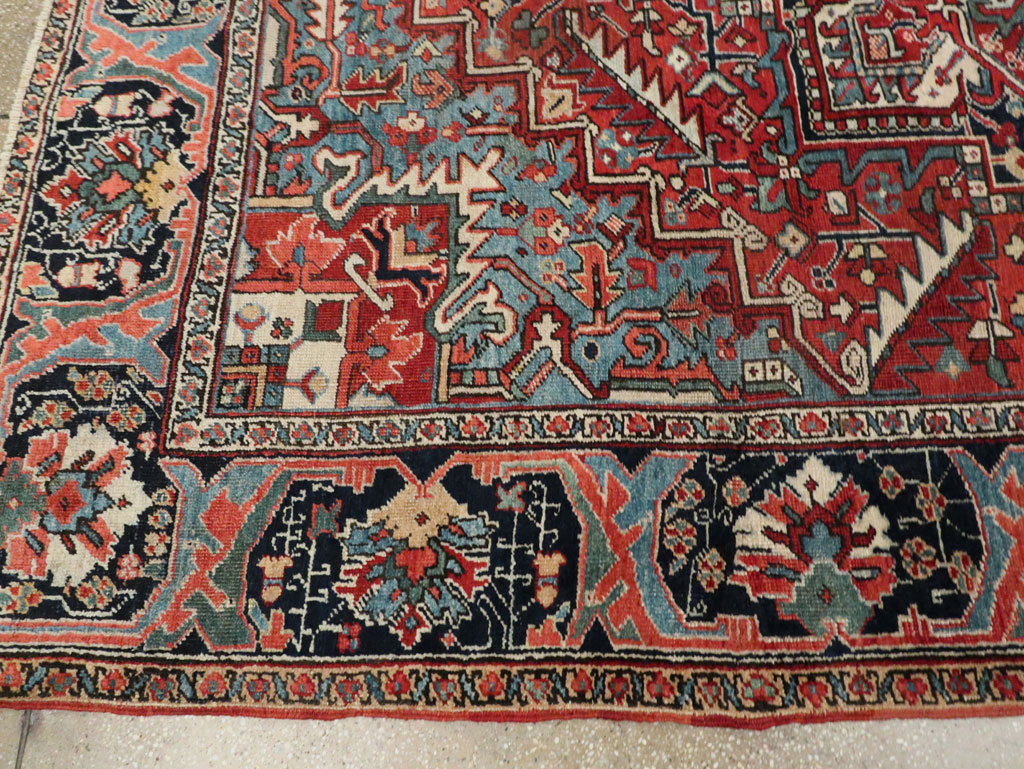 Antique Persian Heriz Carpet, No.22067 - Galerie Shabab