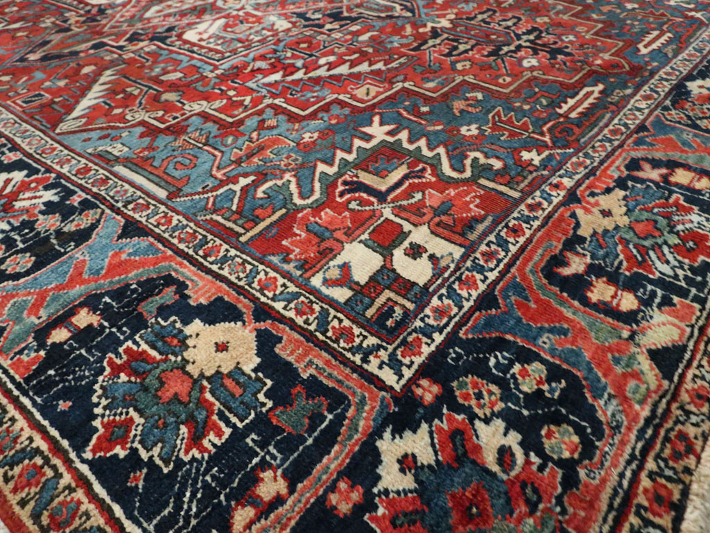 Antique Persian Heriz Carpet, No.22067 - Galerie Shabab