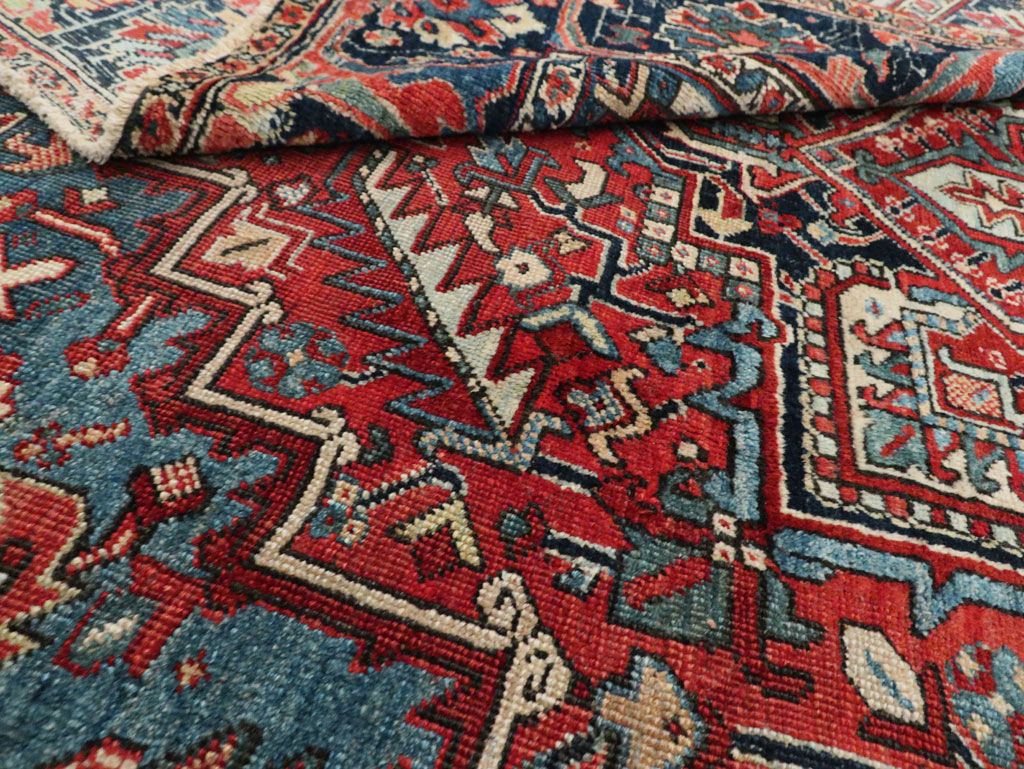 Antique Persian Heriz Carpet, No.22067 - Galerie Shabab