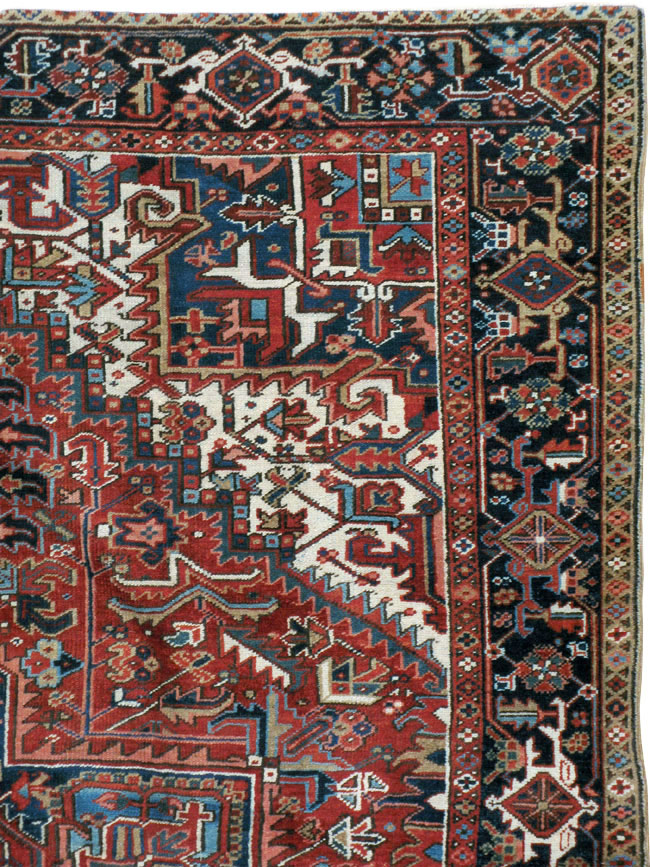 Vintage Persian Heriz Carpet, No.22068 - Galerie Shabab