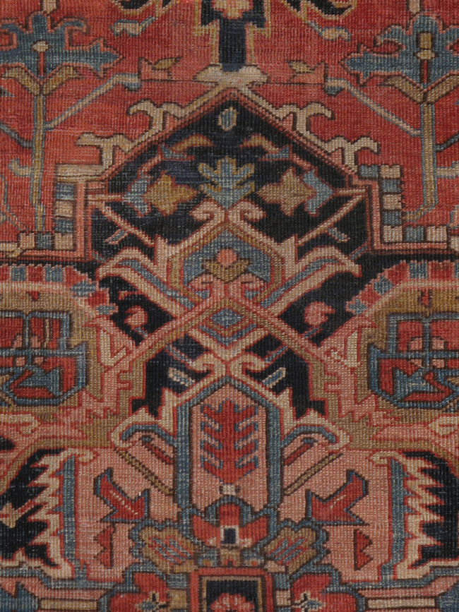 Antique Heriz Carpet, No.22069 - Galerie Shabab