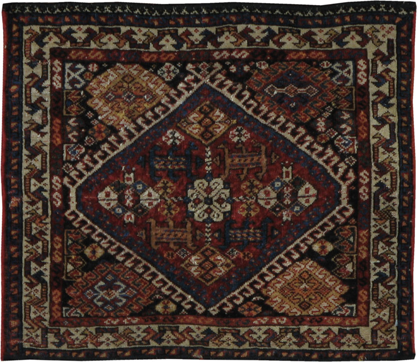 Antique Persian Qashqai Rug, No.22076 - Galerie Shabab
