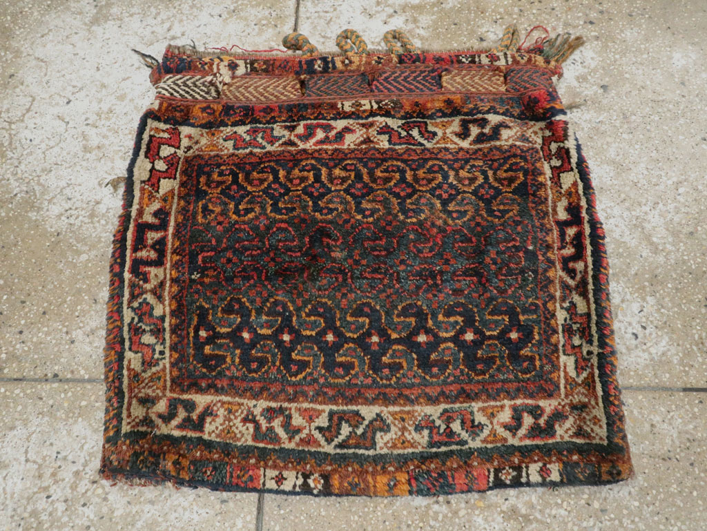 Antique Persian Kurdish Bag Face Rug, No.22079 - Galerie Shabab