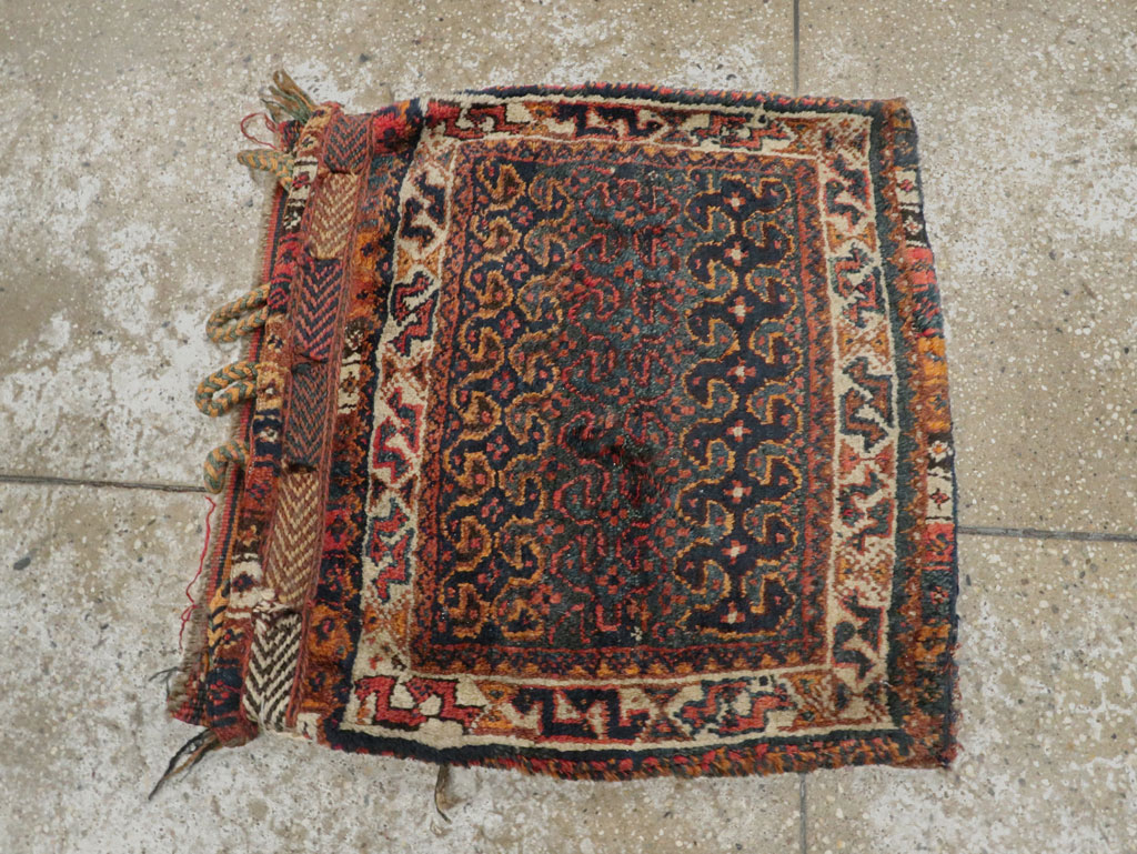 Antique Persian Kurdish Bag Face Rug, No.22079 - Galerie Shabab
