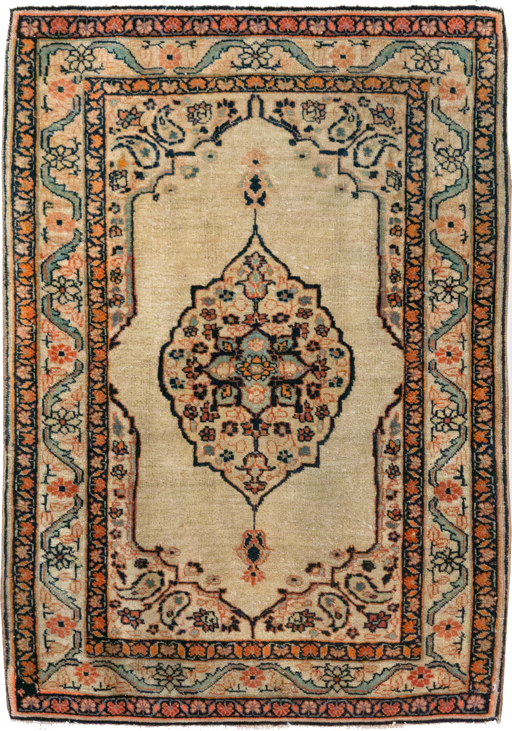 Antique Persian Tabriz Hagi Jalili Rug, No.22081 - Galerie Shabab