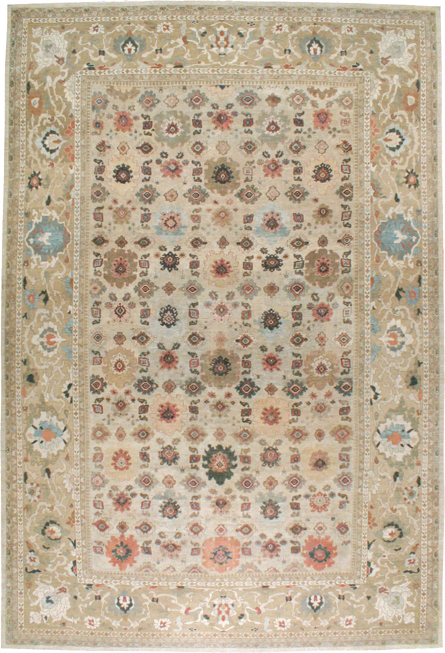Antique Persian Mahal Carpet, No.22091 - Galerie Shabab