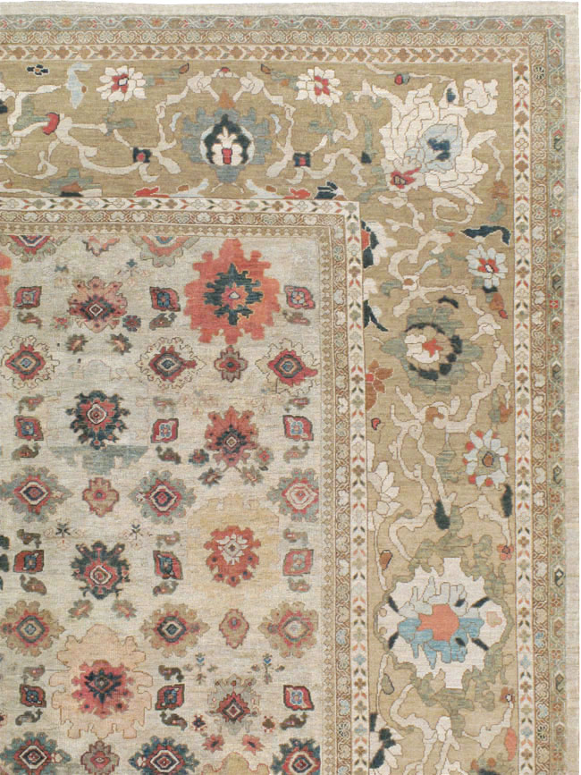 Antique Persian Mahal Carpet, No.22091 - Galerie Shabab