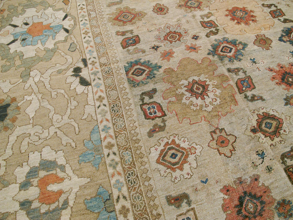 Antique Persian Mahal Carpet, No.22091 - Galerie Shabab