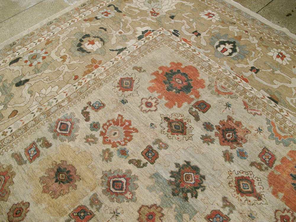 Antique Persian Mahal Carpet, No.22091 - Galerie Shabab