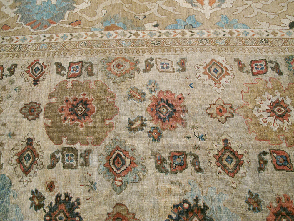 Antique Persian Mahal Carpet, No.22091 - Galerie Shabab