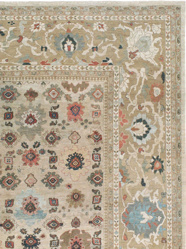 Antique Persian Mahal Carpet, No.22091 - Galerie Shabab